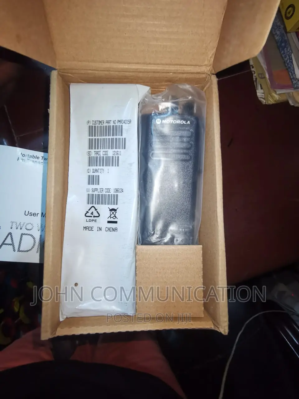 Motorola Dp4400e Analog Mode Walkie Talkie