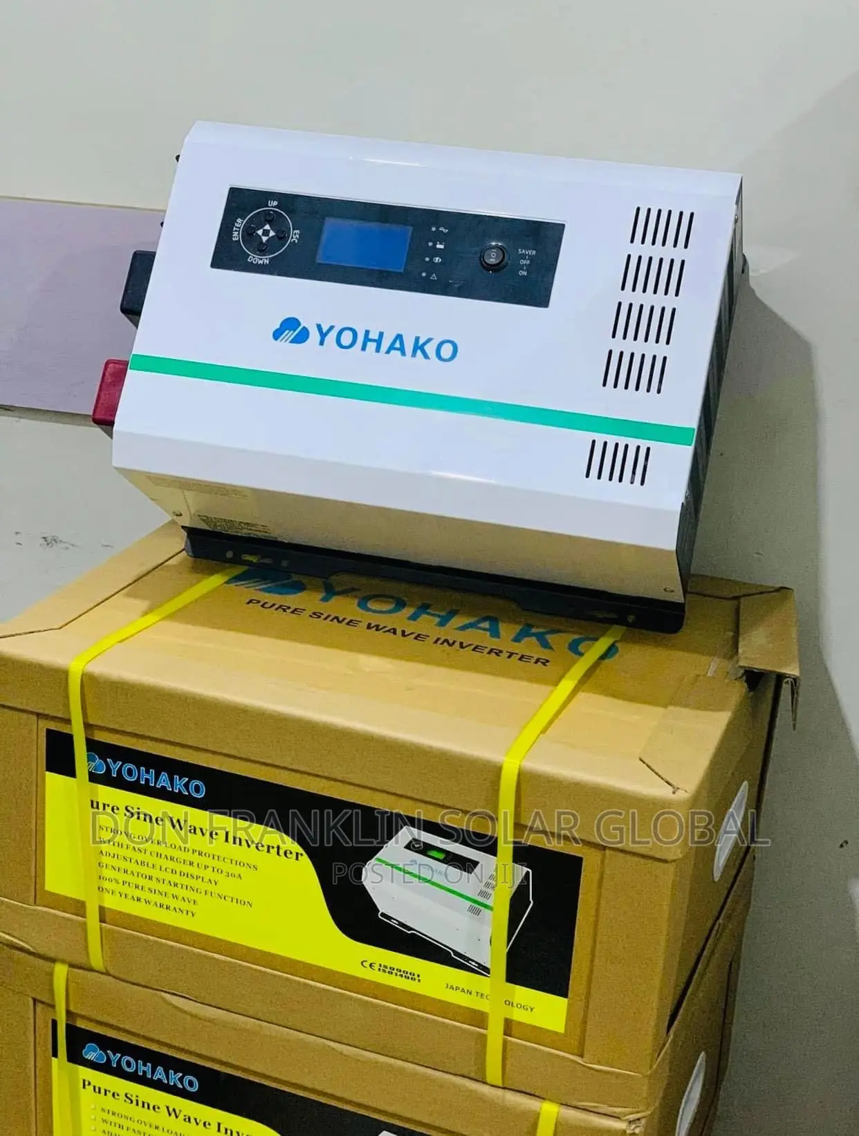 7.5kva/48v Yohako Pure Sine Wave None Hybrid Solar Inverter