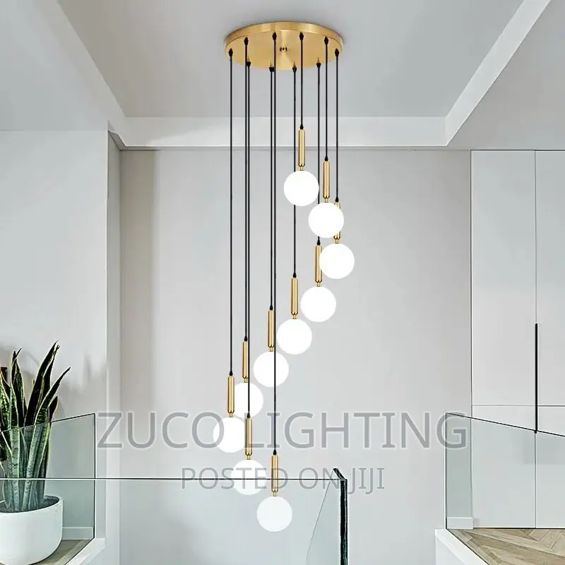 Modern Luxury LED Creative High Dropping Chandelier