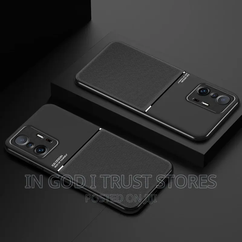 For Xiaomi 11t Pro Case Leather Magnetic Car Kickstand