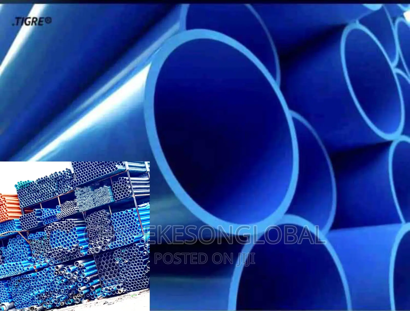 Original Blue Tigre Pipe and Fittings