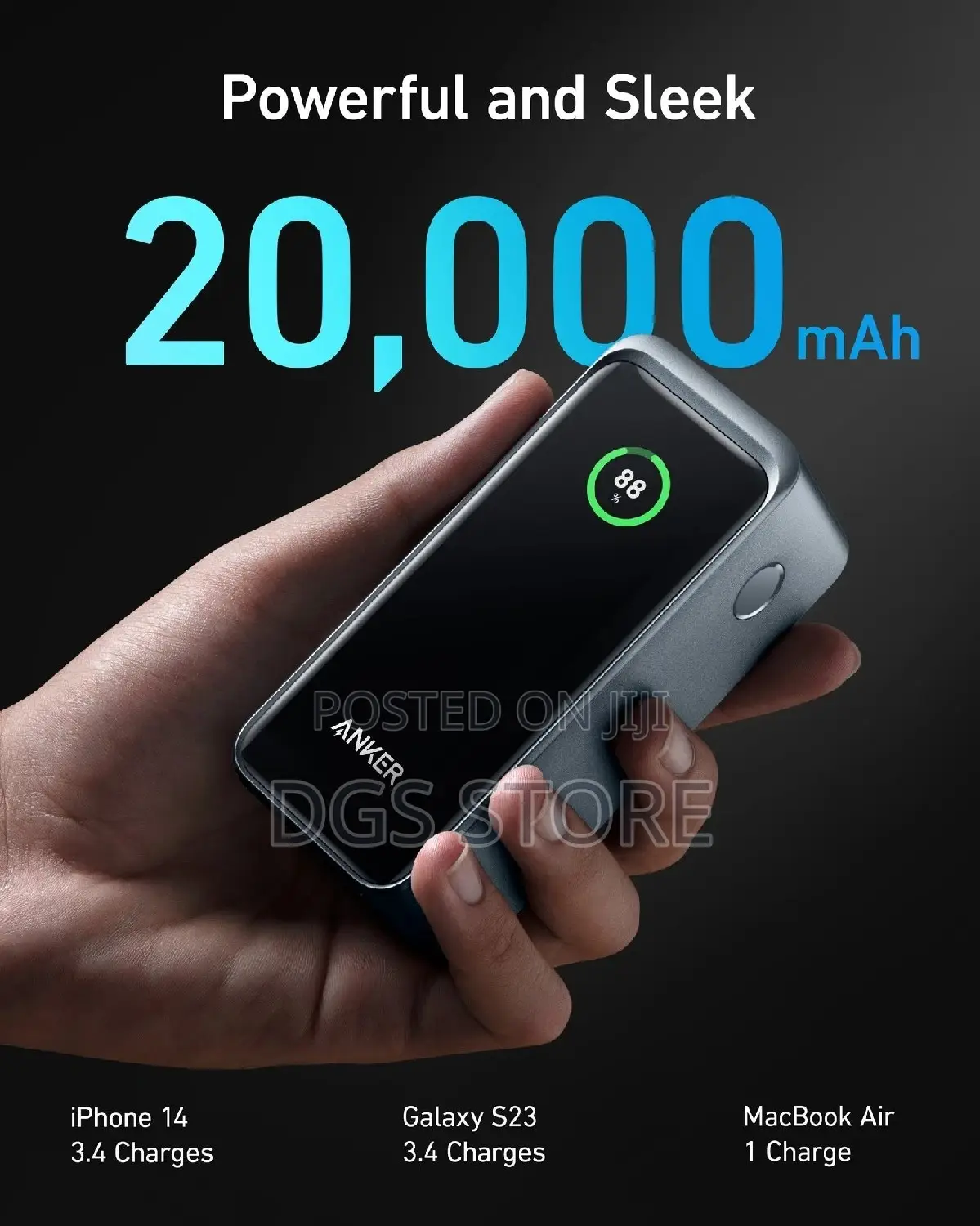 Anker Multi Device Fast Charging Prime 20,000mah Power Bank