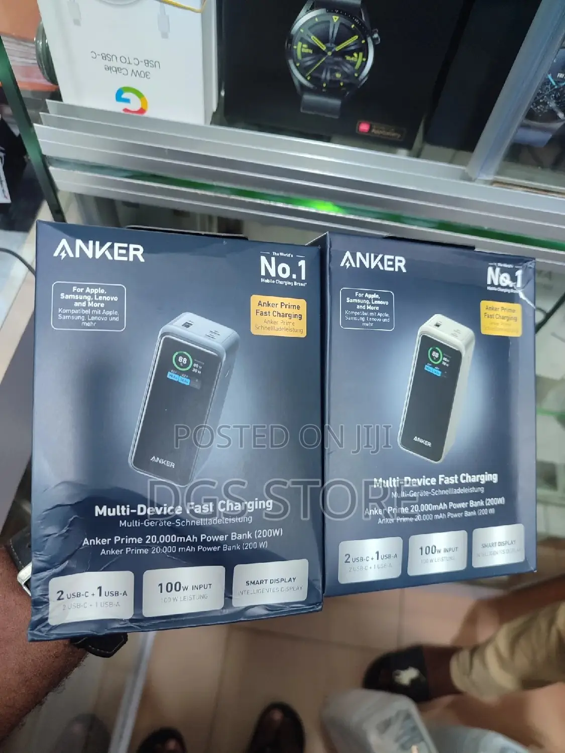 Anker Multi Device Fast Charging Prime 20,000mah Power Bank