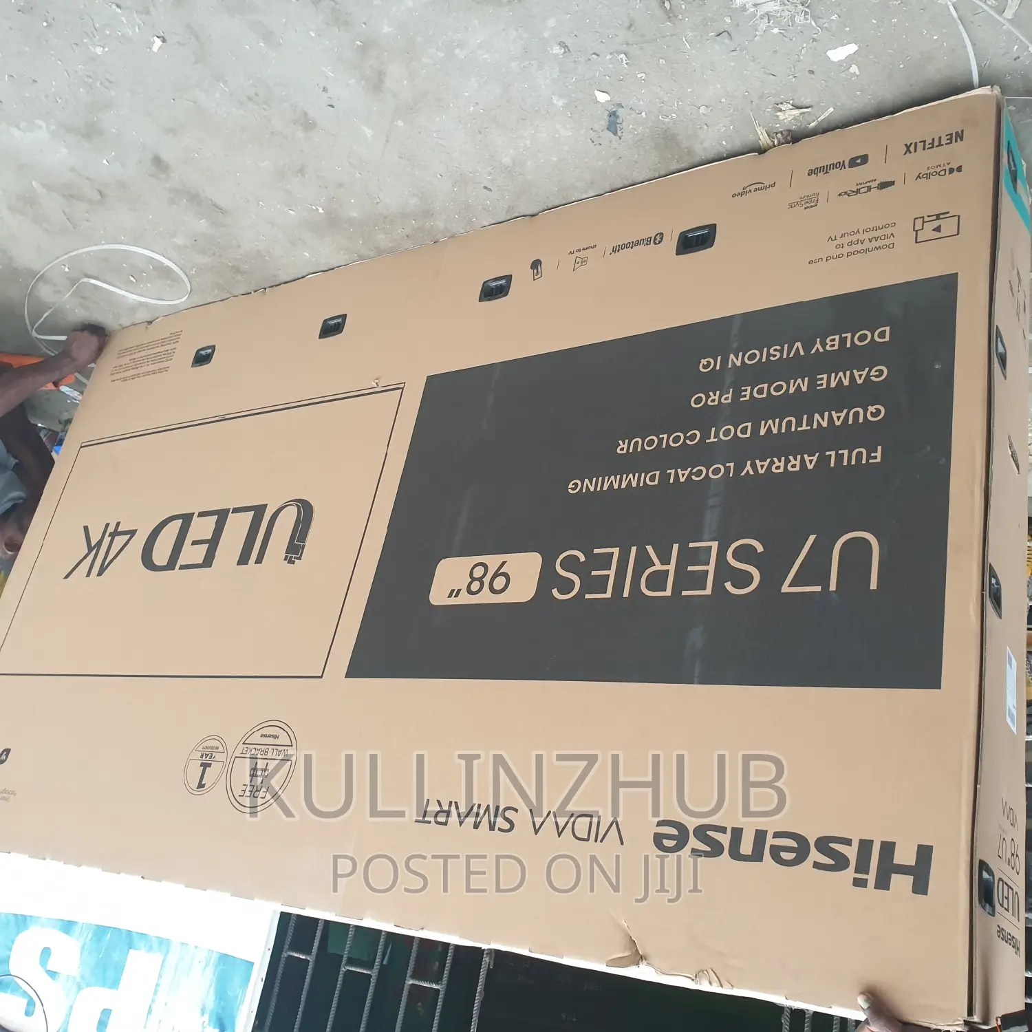 Hisense 98 Inch ULED Smart Tv | His TV 98 U7H
-120hz
