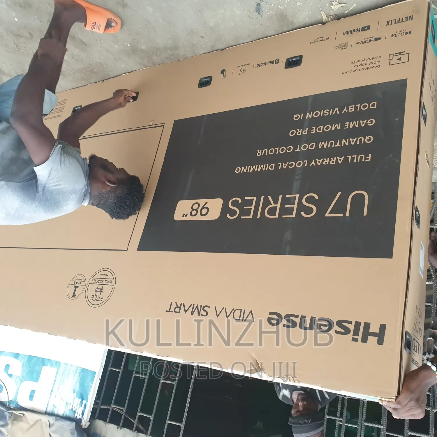 Hisense 98 Inch ULED Smart Tv | His TV 98 U7H
-120hz