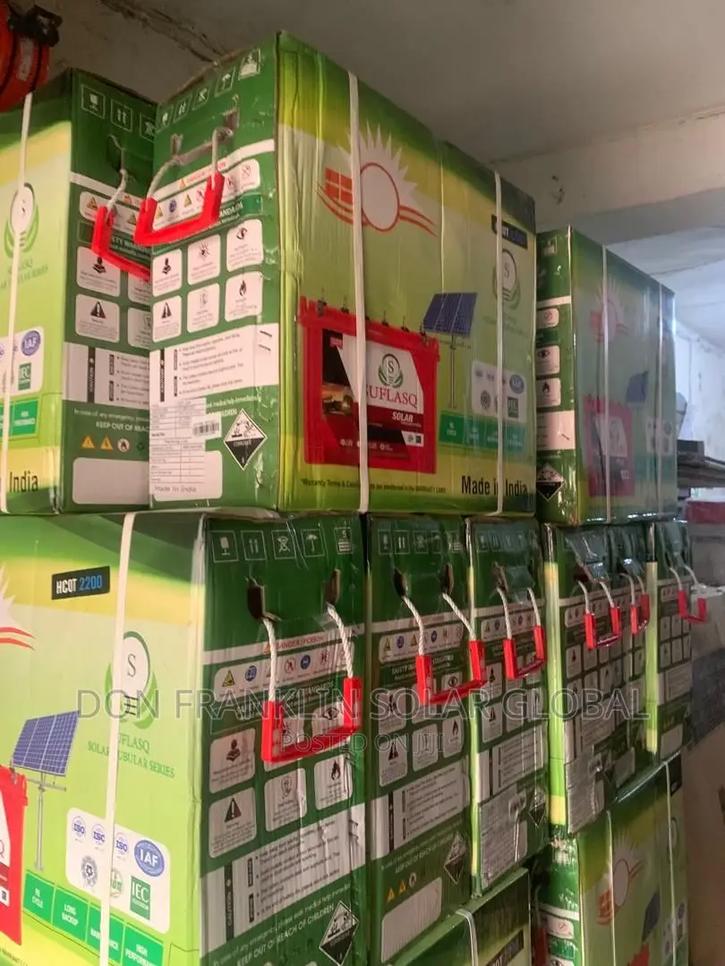 220ah /12v Solar Tubular Solar Inverter Battery
