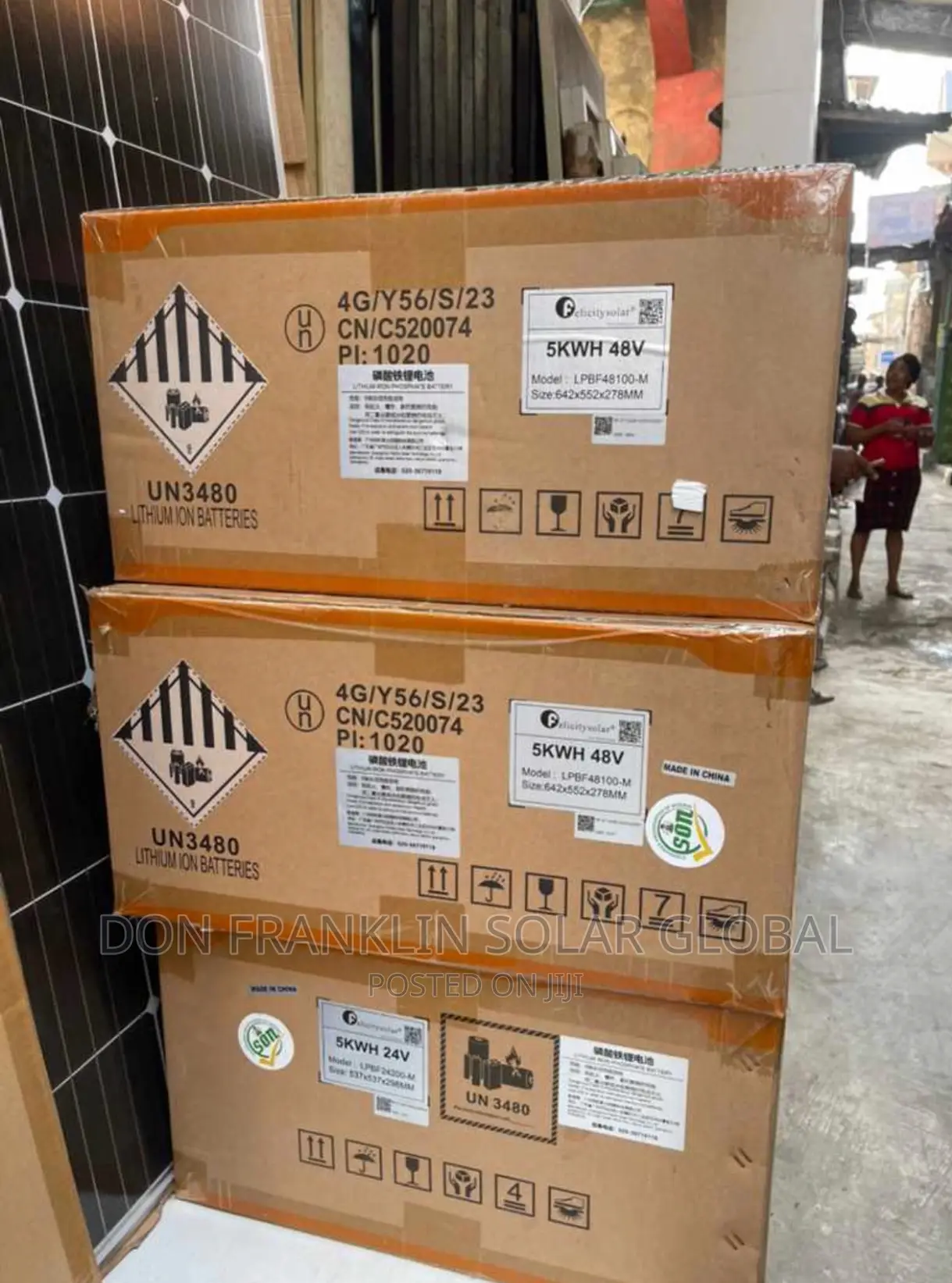 5kwh/48v Felicity Lithium Ion Solar Inverter Battery 