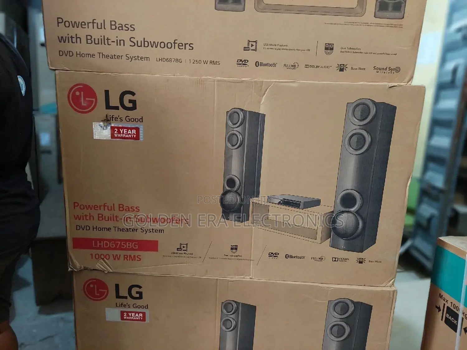 Original Lg Home Theater Set 600w/1000w/1250w