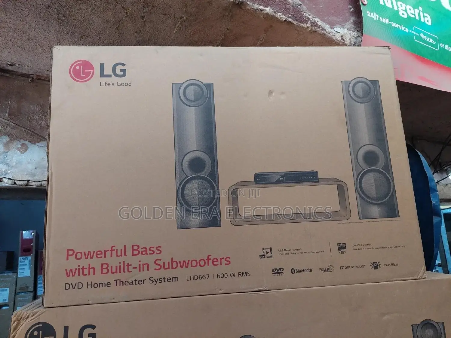 Original Lg Home Theater Set 600w/1000w/1250w