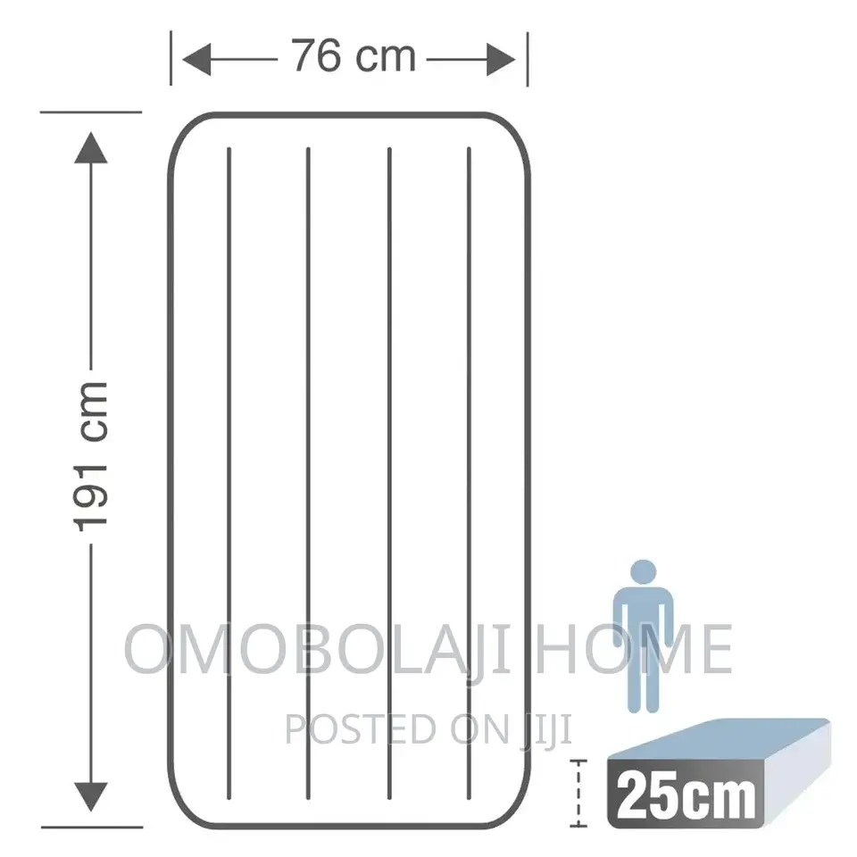 Inflatable Air Bed With Electric Pump 60*80 Big Size Bed