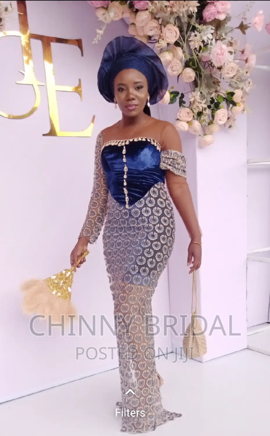 Aso Ebi Hand Fan
