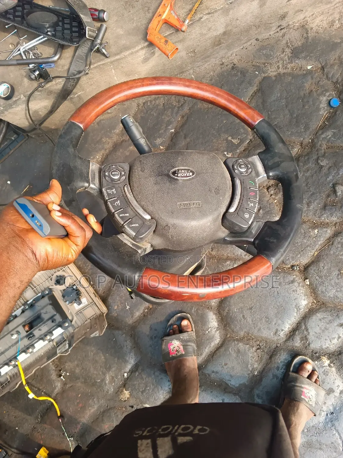 Steering Wheel and Column for Land Rover and Range Rover