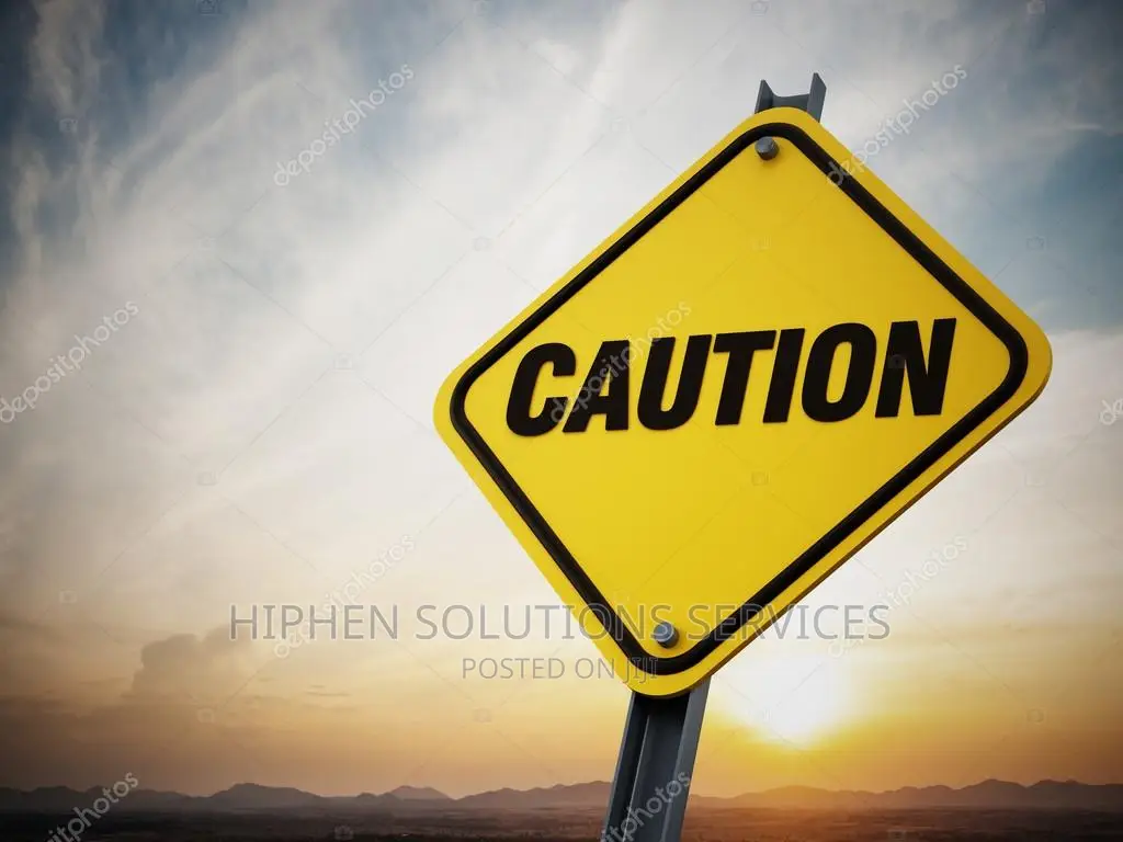 Caution Road, Traffic Sign, Warning Sign