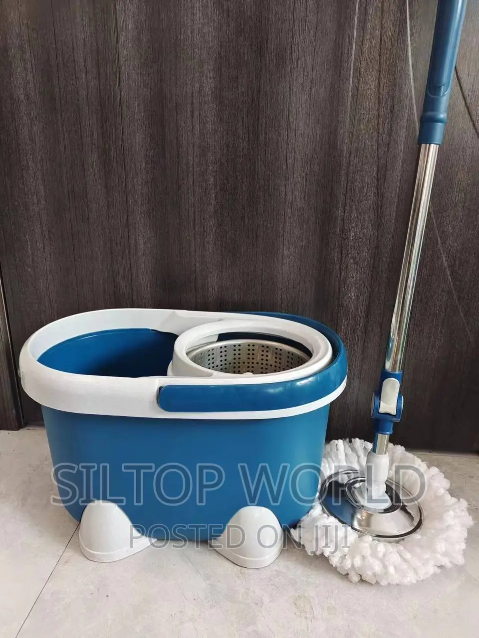 Automatic 360° Spin and Mopping Stick With Bucket