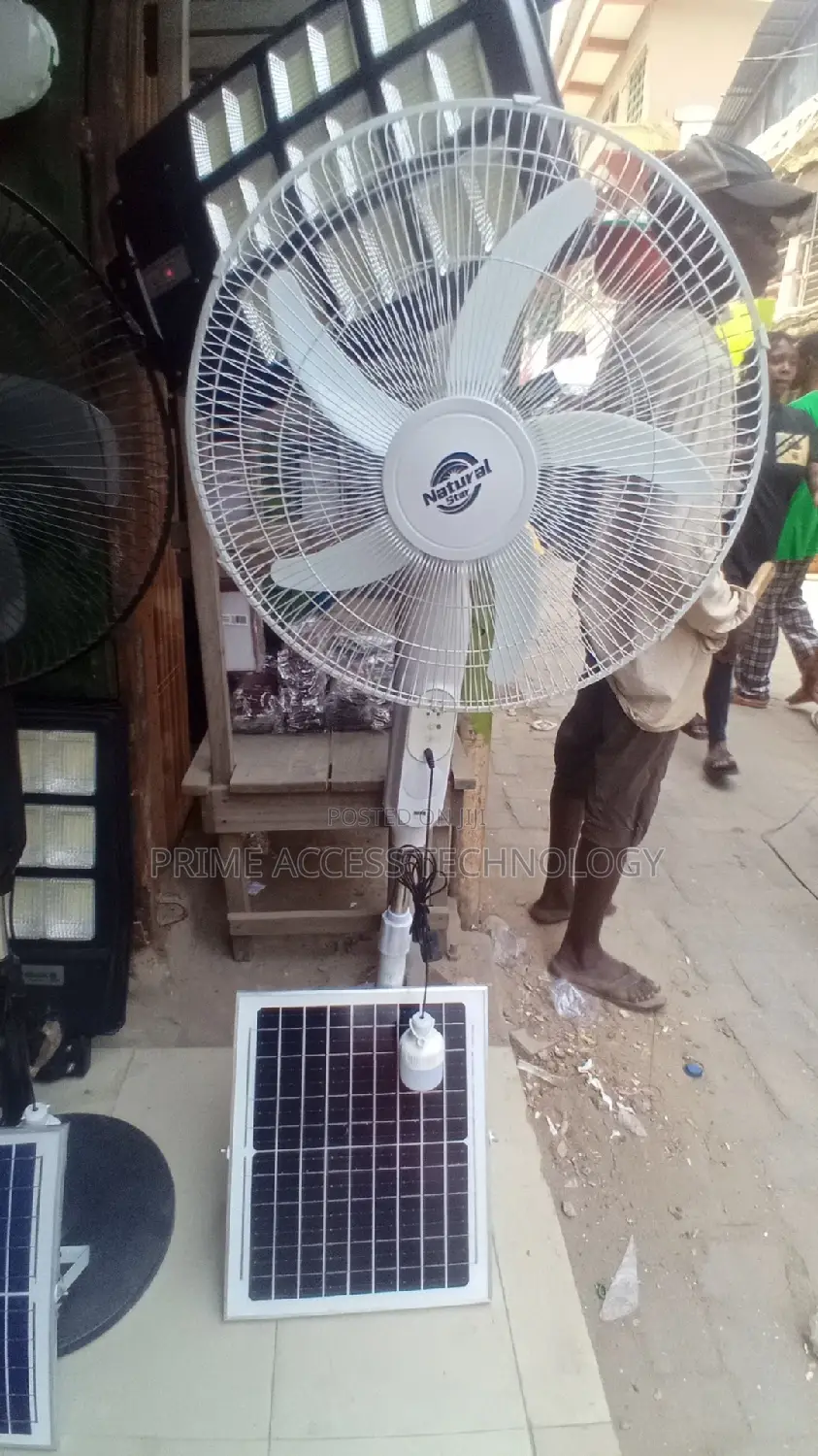 Solar Rechargeable Fan