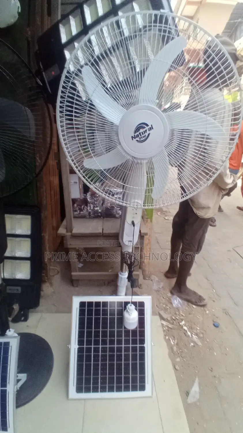 Solar Rechargeable Fan