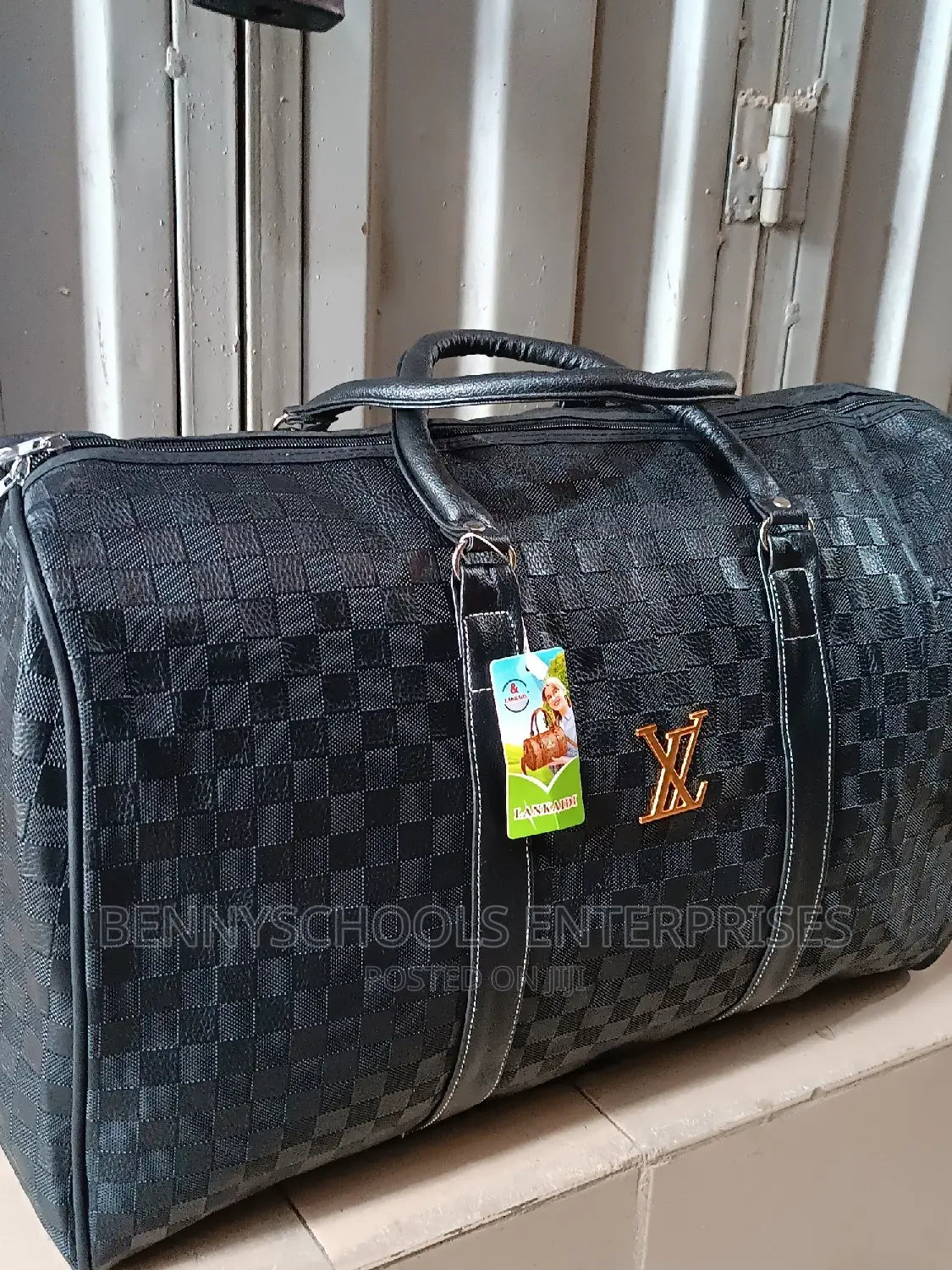 Big Luis Vuitton Leather Travelling Luggage and Duffle Bag