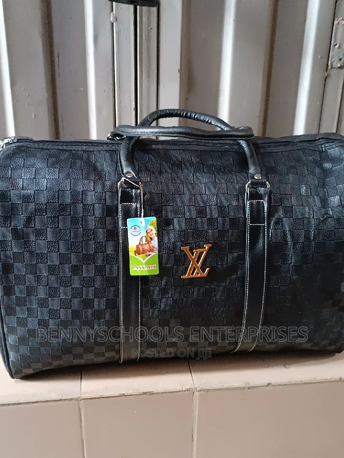 Big Luis Vuitton Leather Travelling Luggage and Duffle Bag
