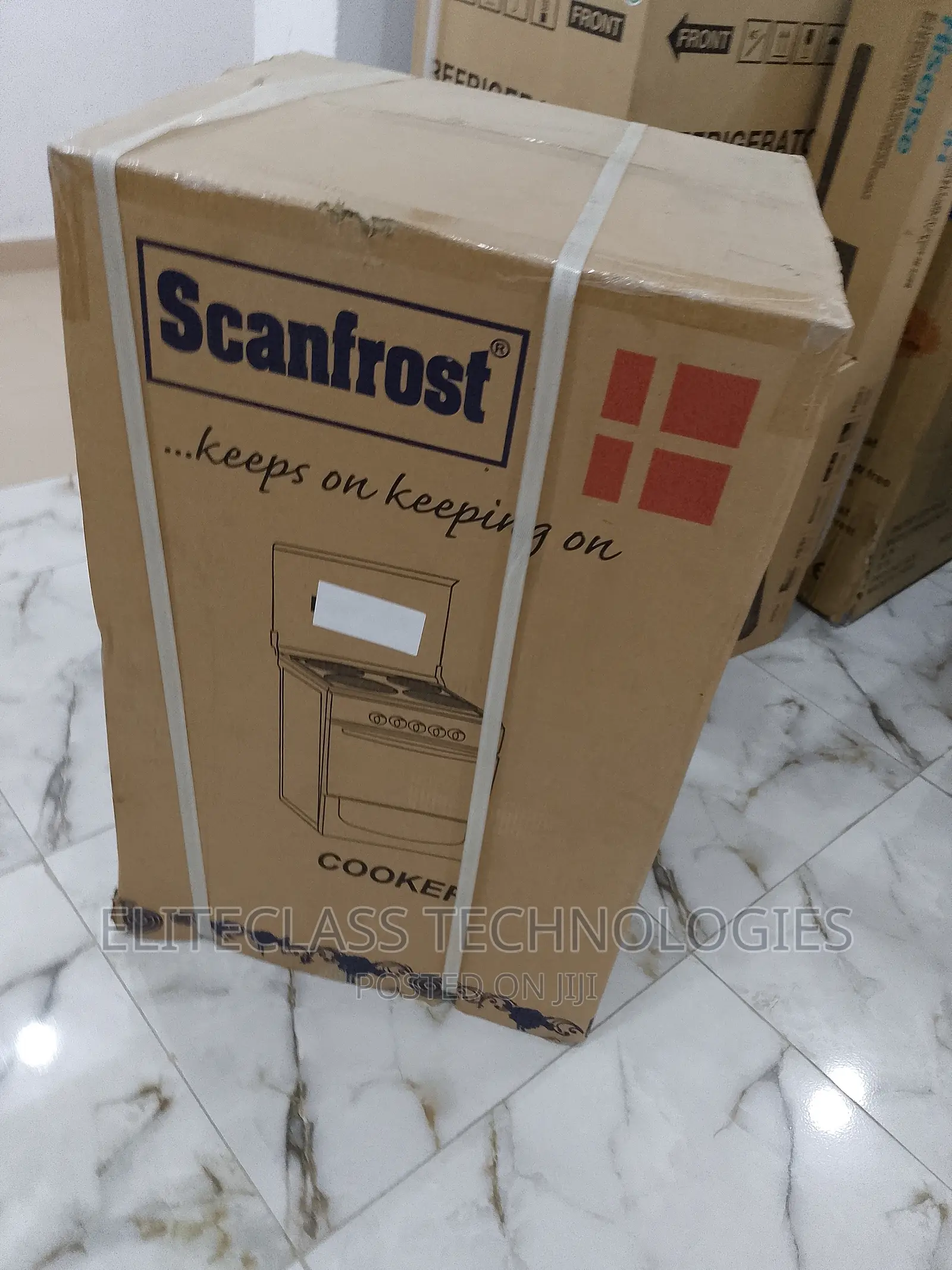 Smart and Durable Scanfrost 4 Burner Gas Cooker CK 5400
