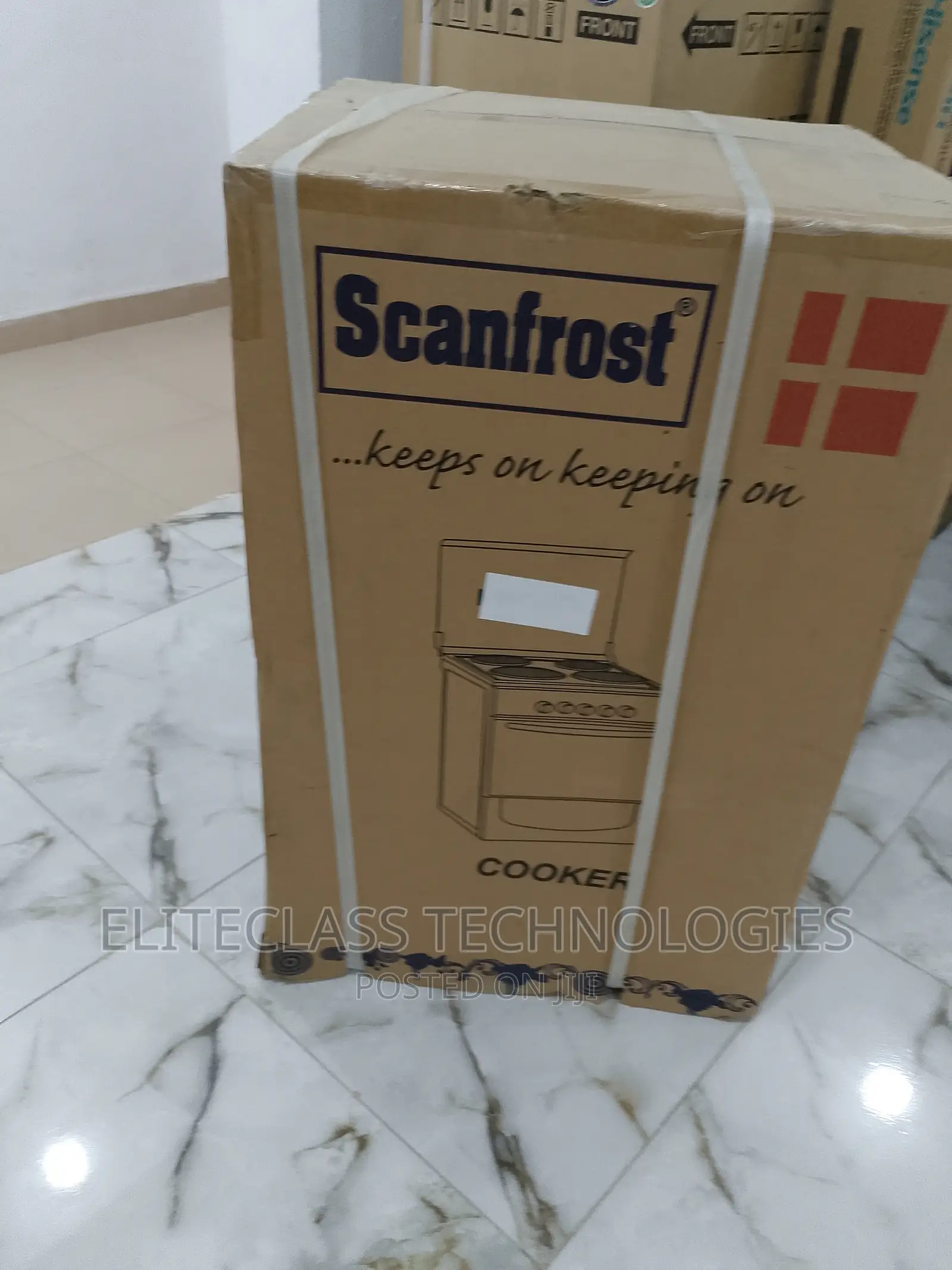 Scanfrost Stainless Steel Hob 4 Burner Gas Cooker CK 5400