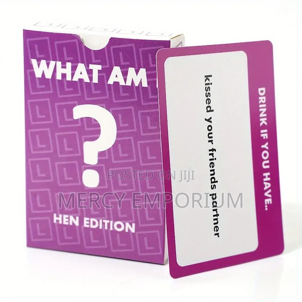 Girls Hen Night Party Games WHAT AM I ? / DRINK IF YOU HAVE
