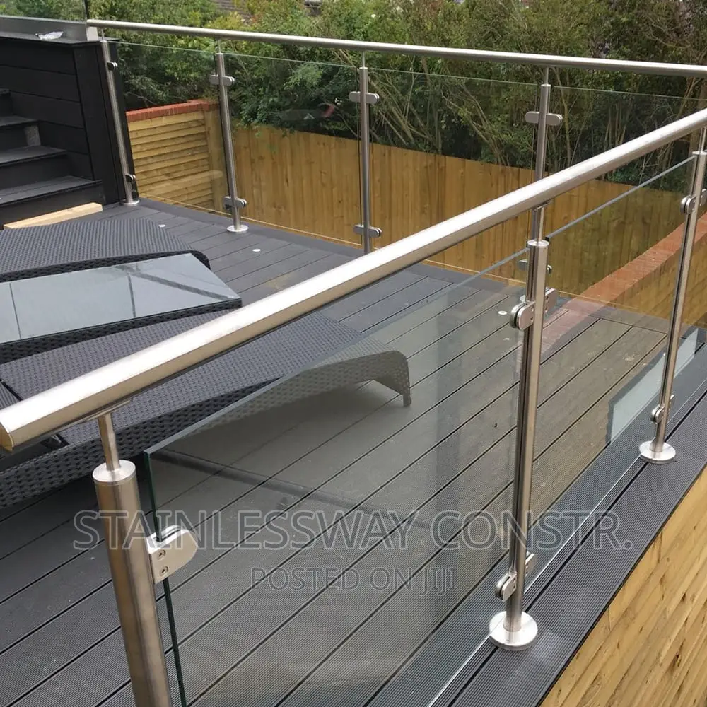 Top Balcony Glass Railing