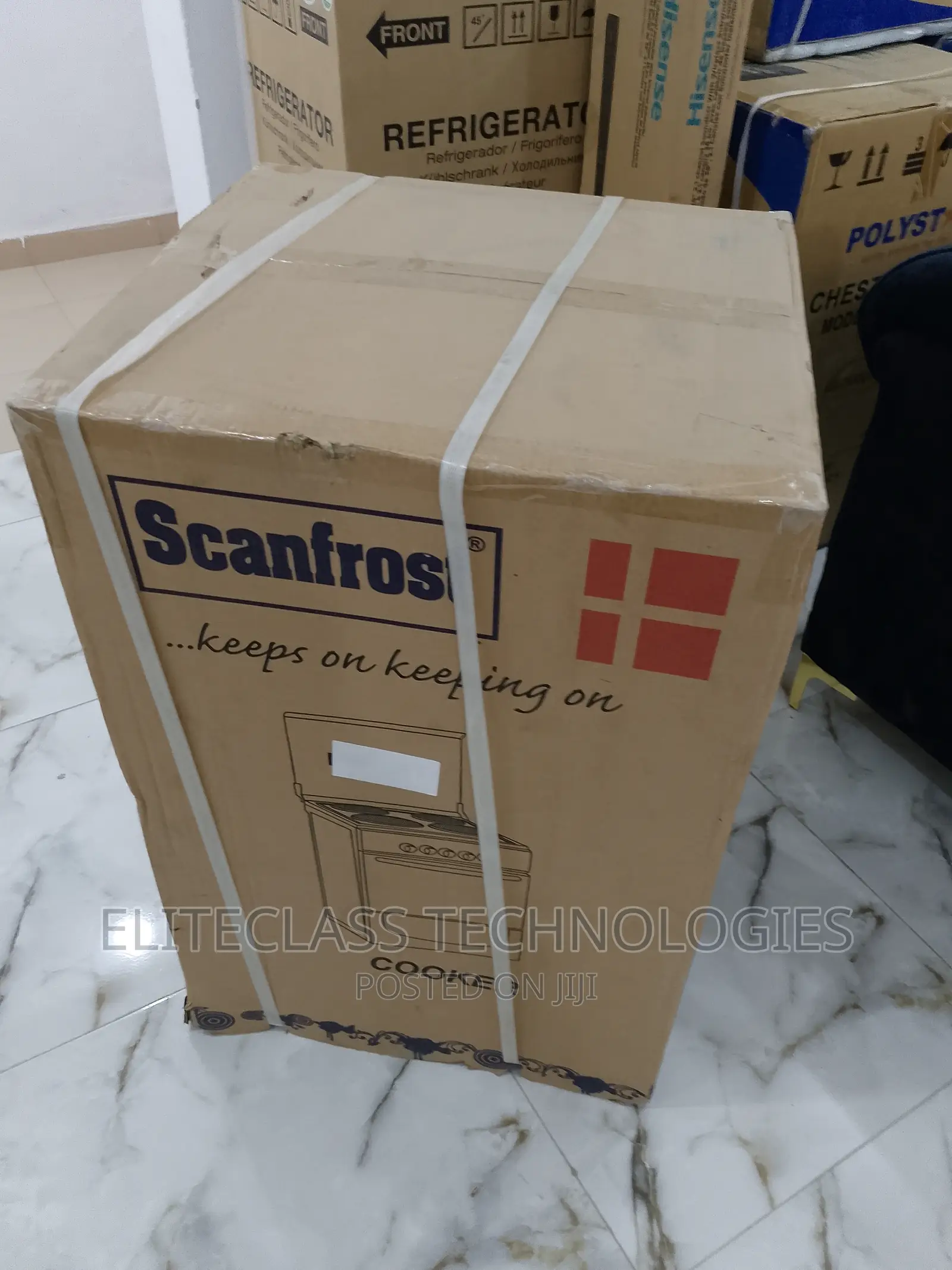 Scanfrost (Easy to Clean) 4 Burner Gas Cooker CK-5400