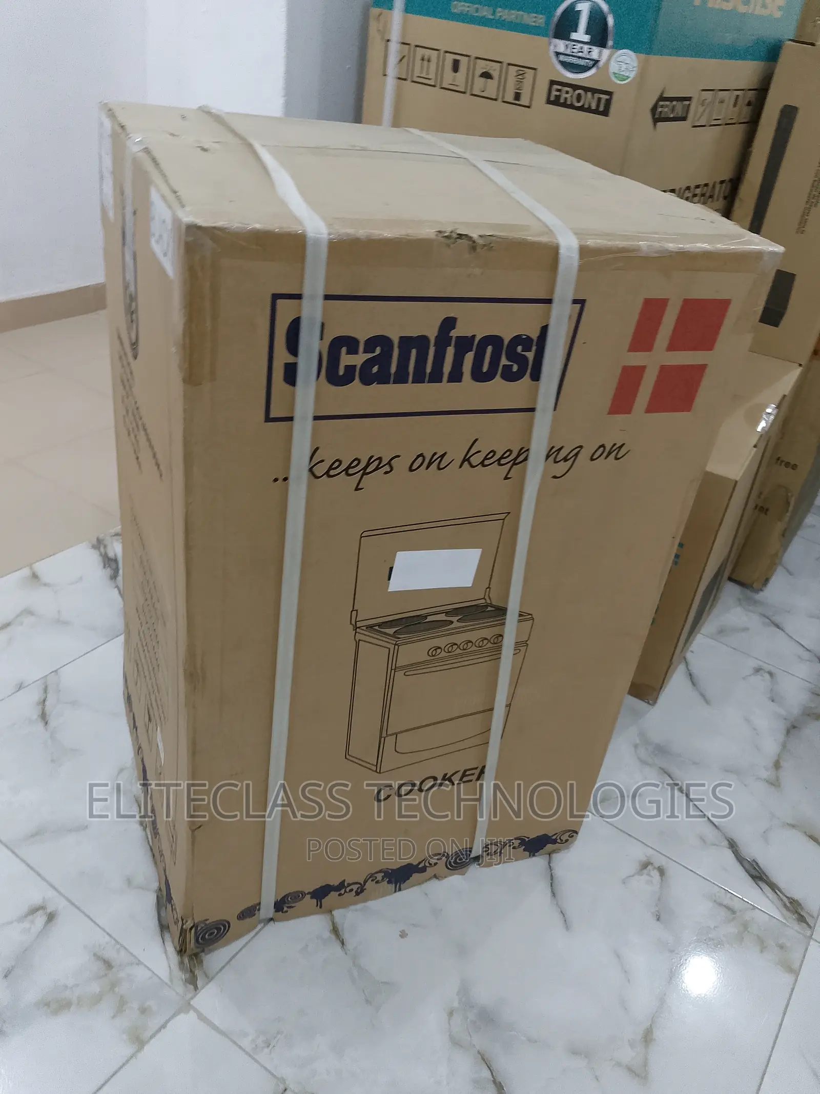 Scanfrost Convinient Choice 4 Burner Gas Cooker CK 5400