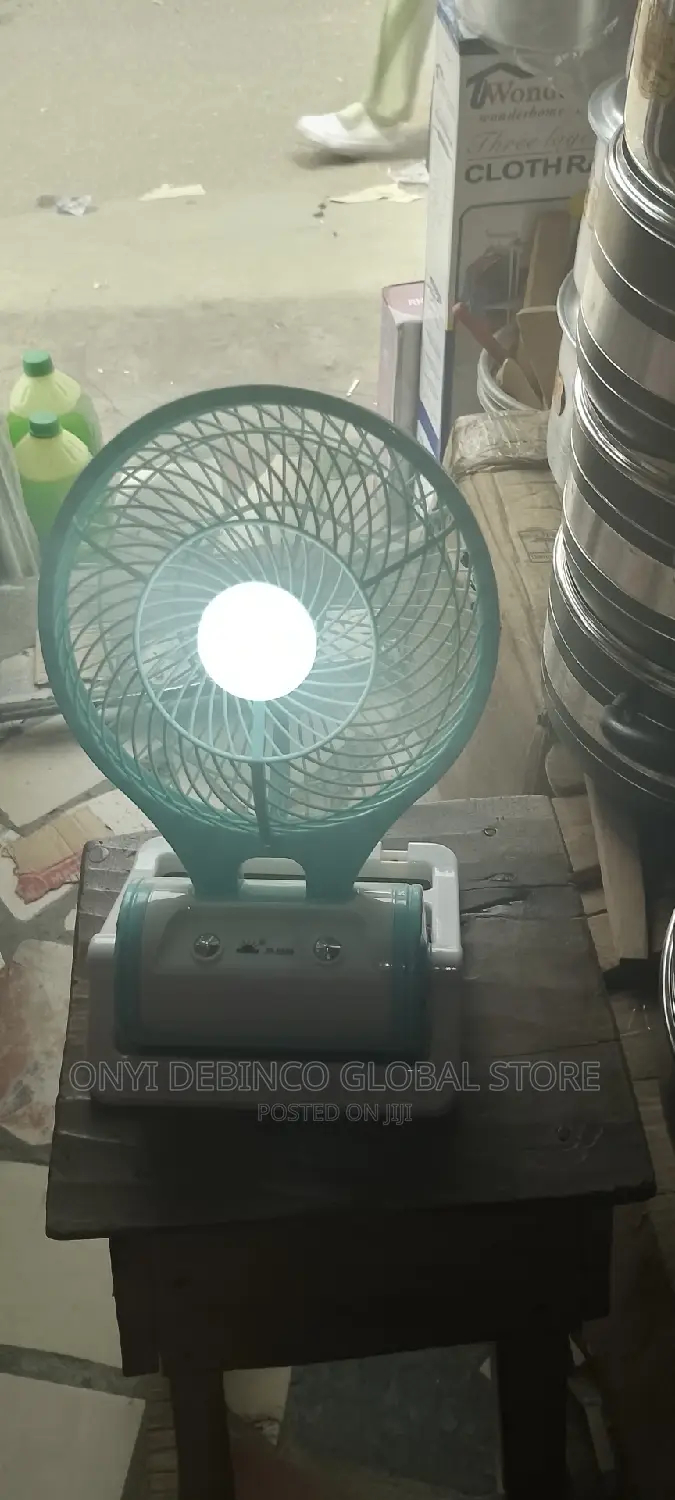 JR Jewelry Mini Rechargeable Fan With Led Light - Jr-5580