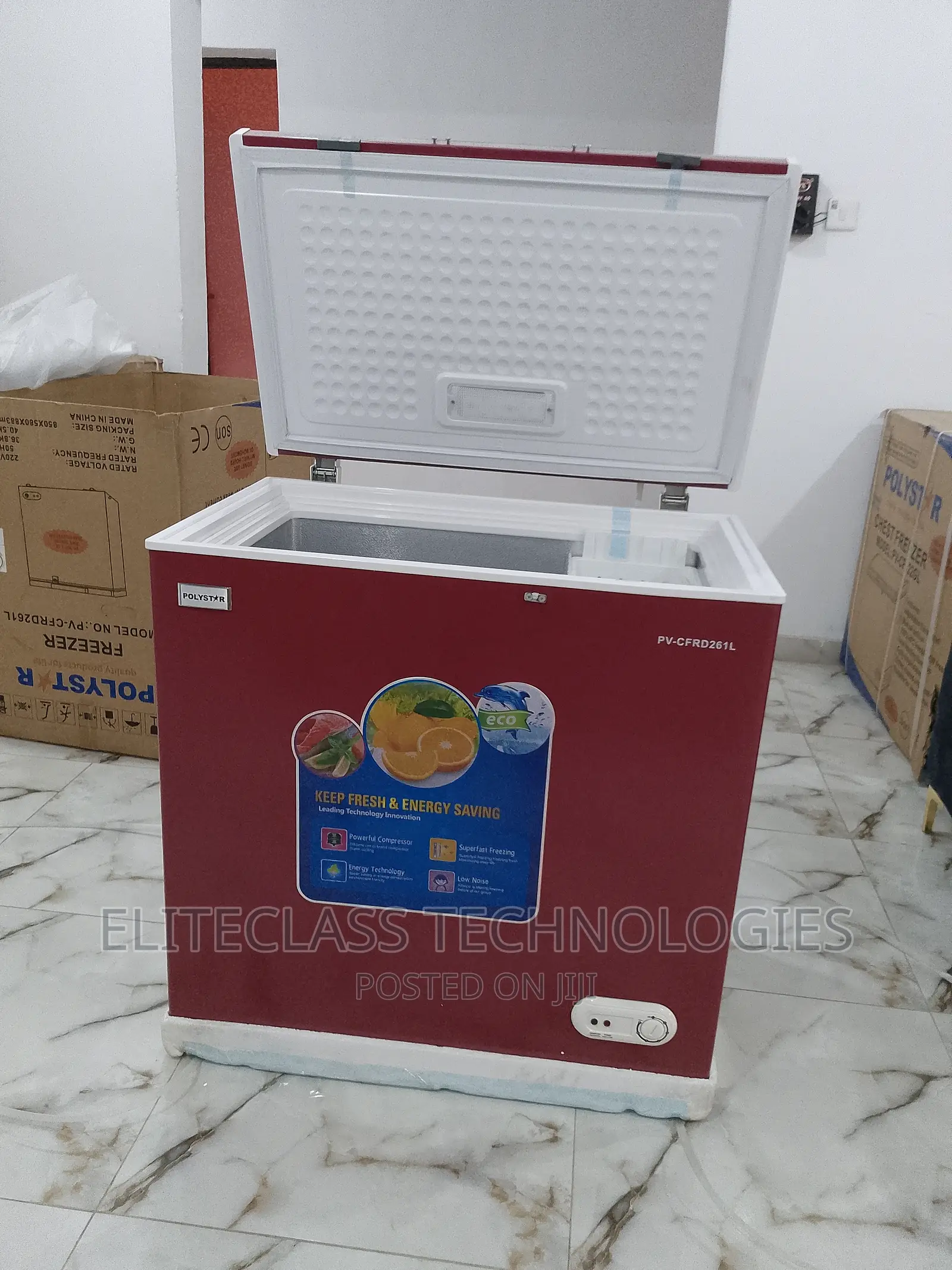 Polystar Durable 261L Chest Freezer Pv-Cfrd261l