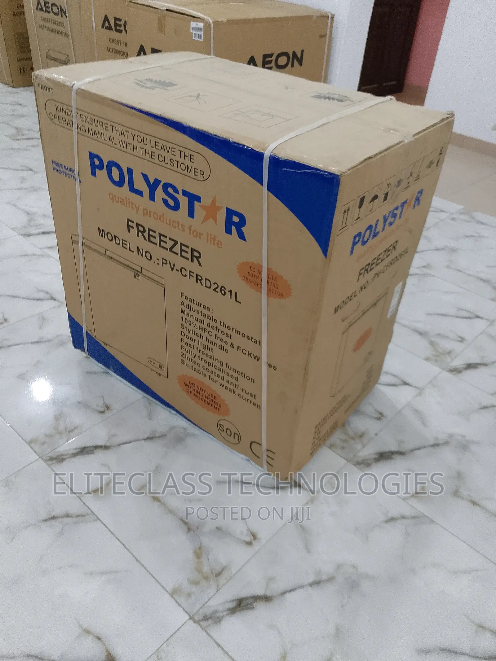 Polystar Durable 261L Chest Freezer Pv-Cfrd261l