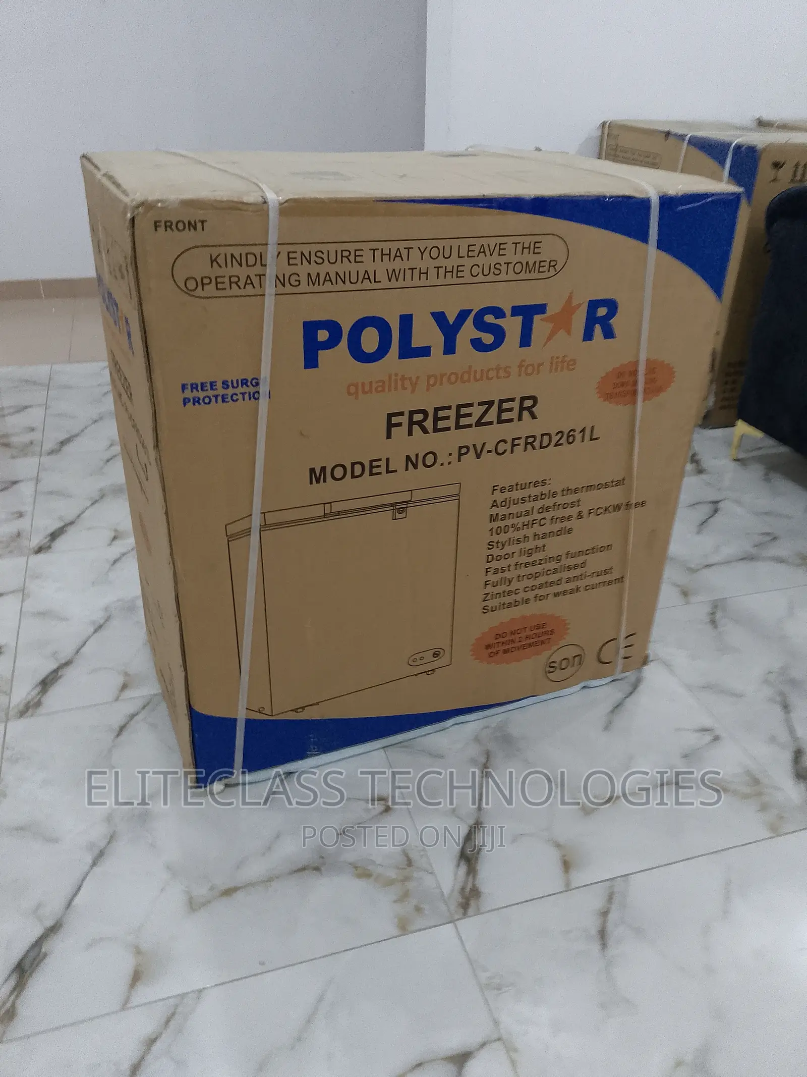 Polystar Brand New 261L Chest Freezer Pv-Cfrd261l