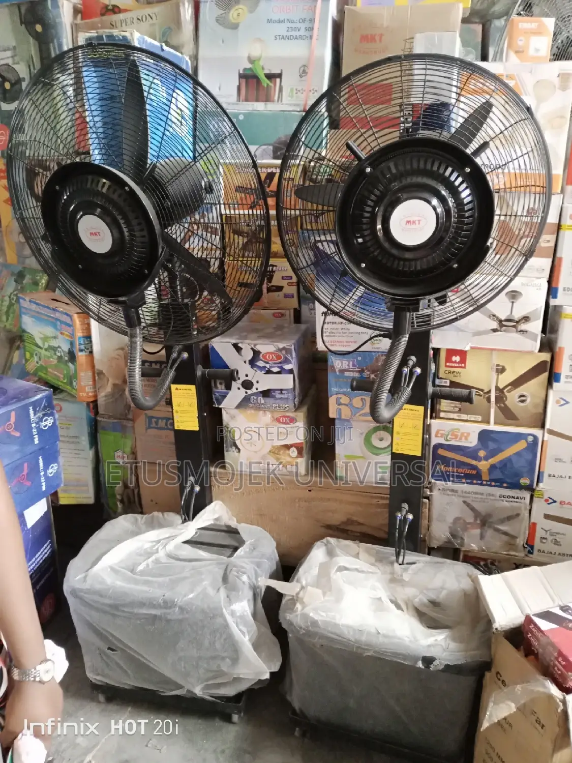 2ways Industrial Midst Water Fan 26inches
