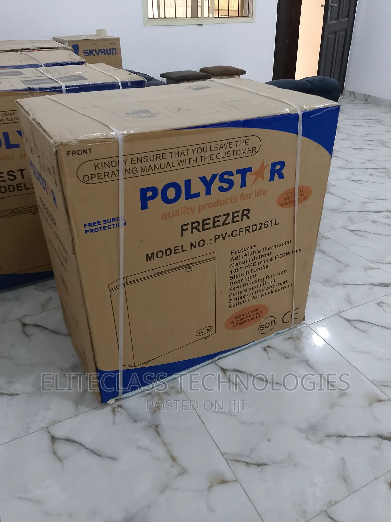 Polystar 261L Chest Freezer With Stylish Interiorpv-Cfrd261l