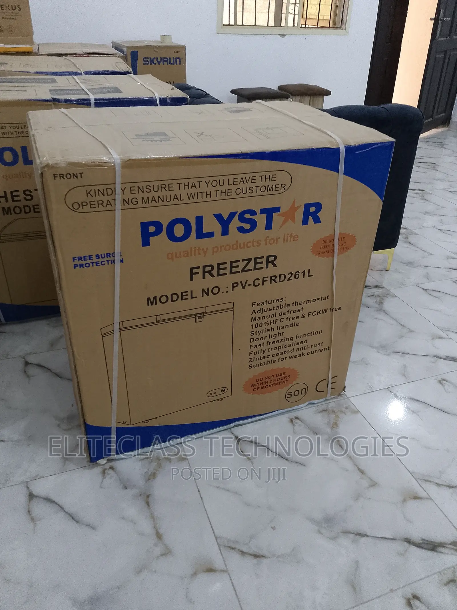 Polystar Pv-Cfrd261l Chest Freezer 261 Litres