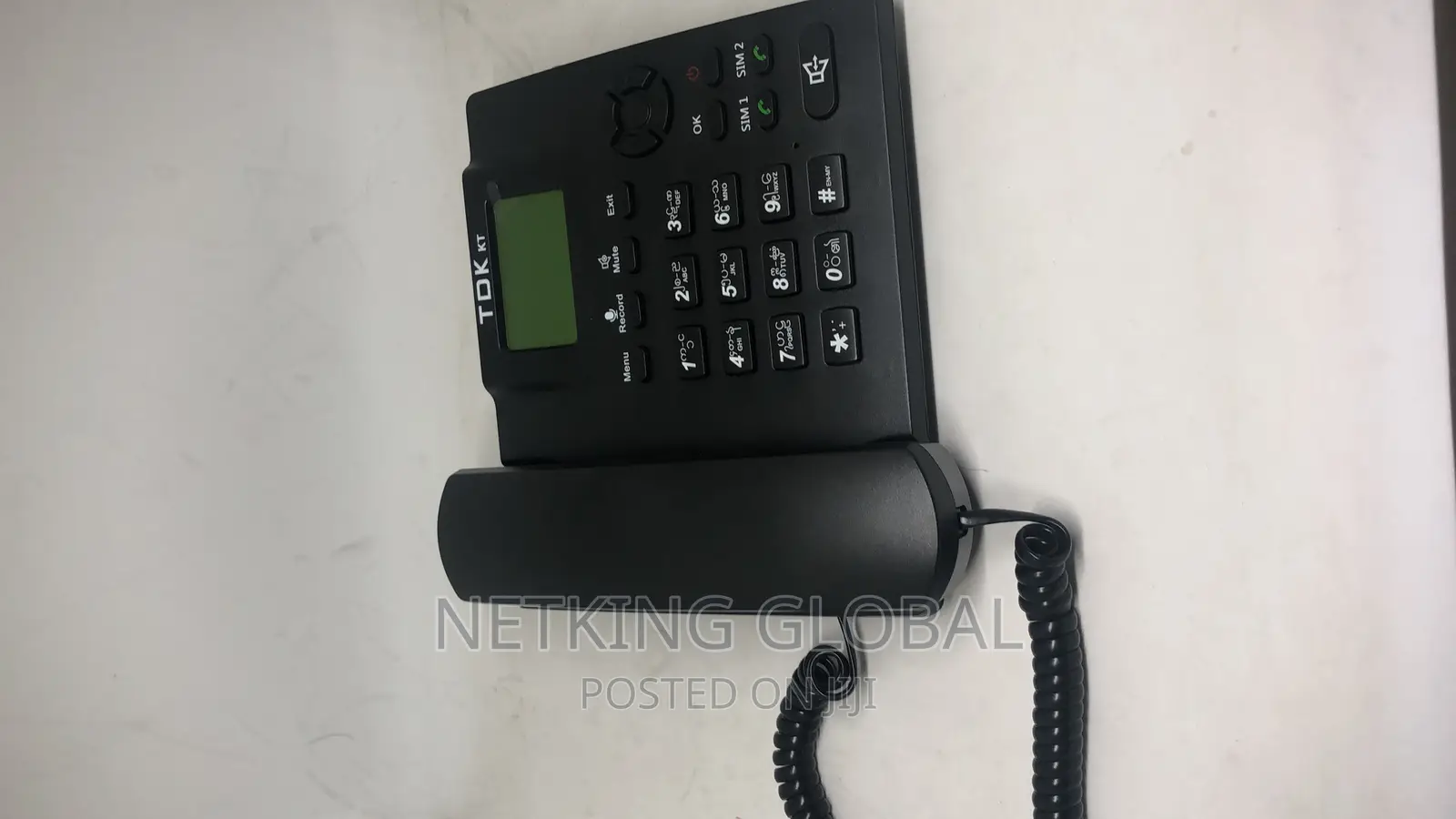 DDK 995+ GSM Fixed Wireless Phone With Dual Sim, Fm and Mp3