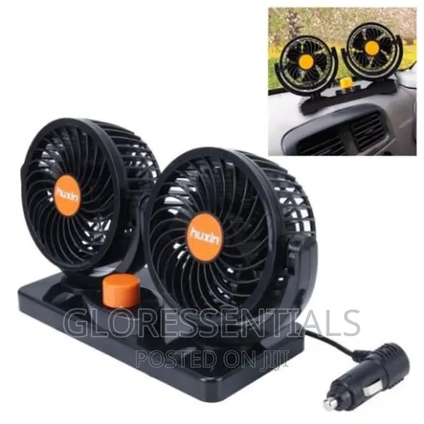 Double Headed Oscillating Car Fan