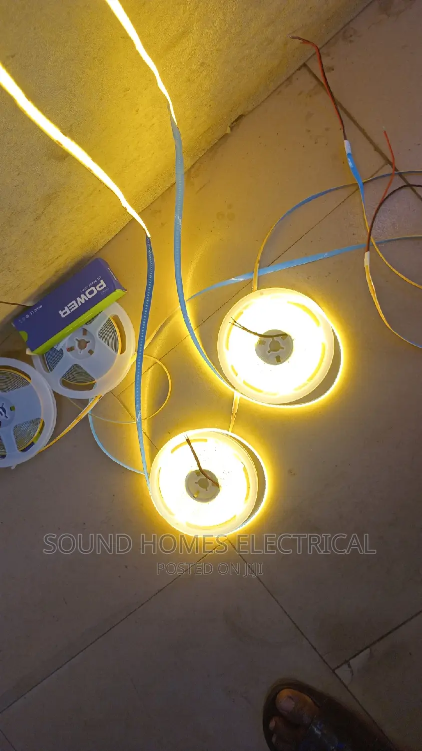 Warm White COB or Dotless Tape Light