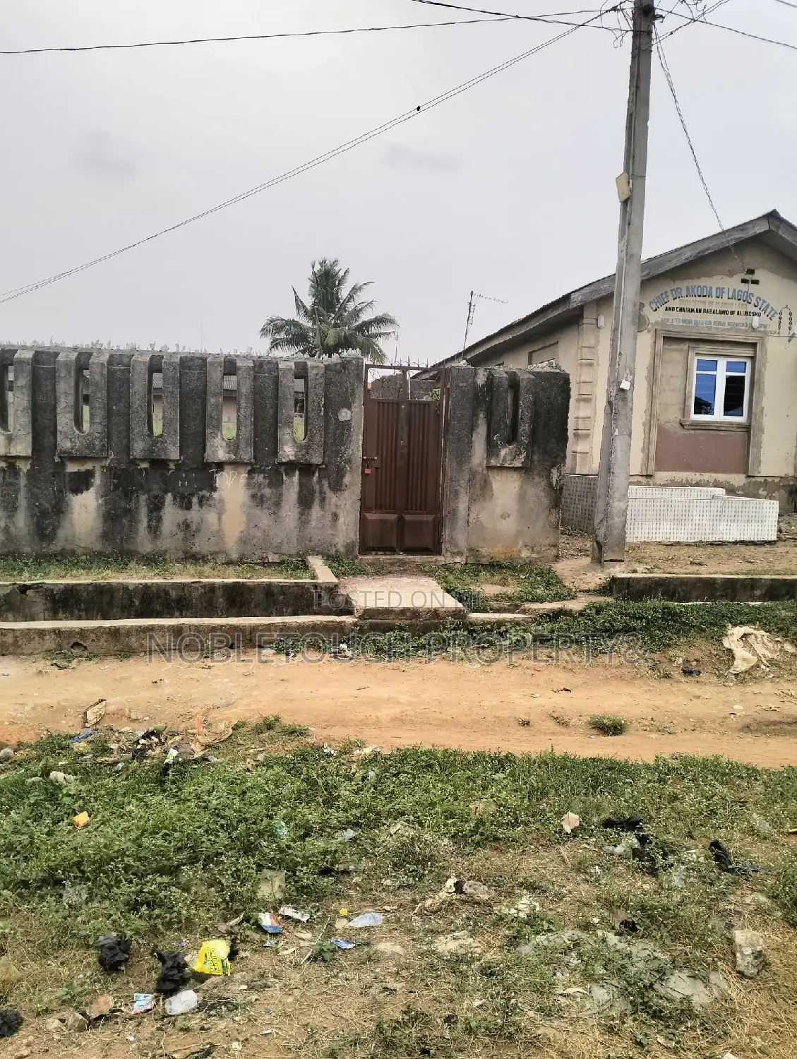 Empty Space/Land Along Oladun Road by Lasu Rd