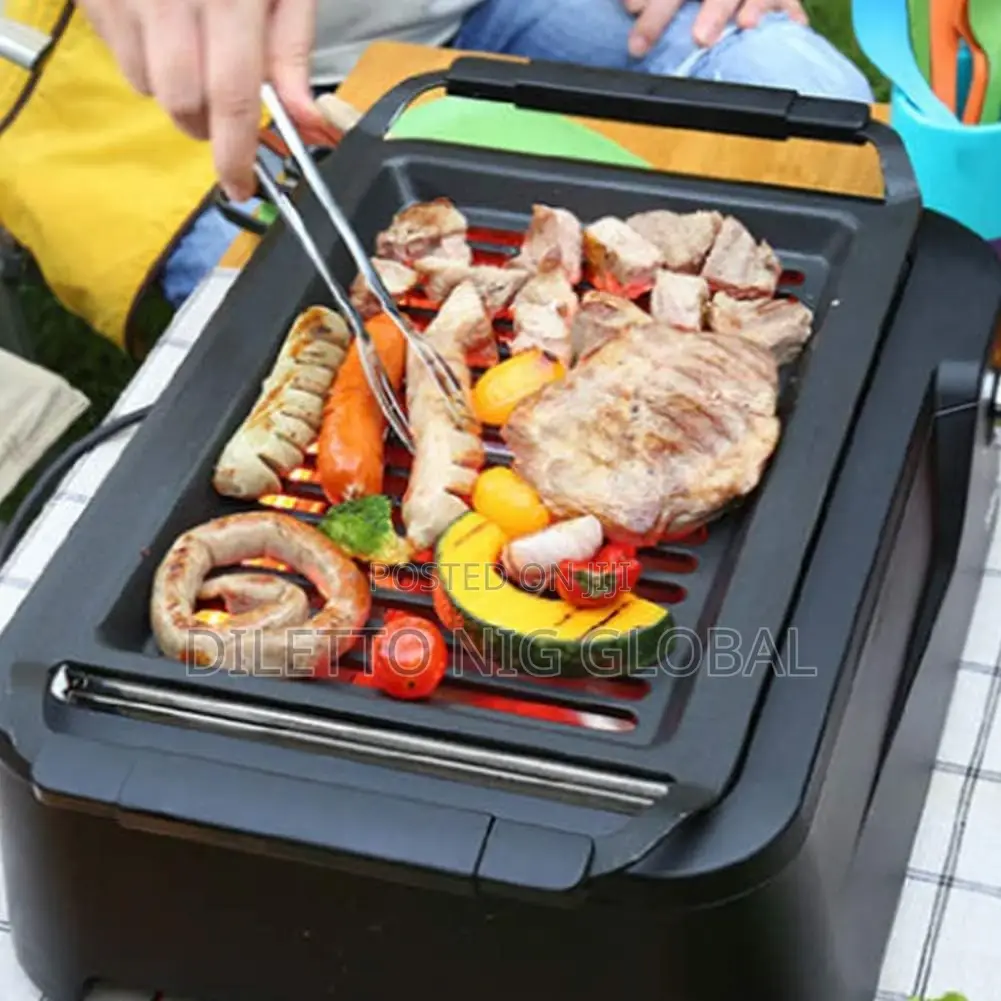 Tokebi Japanese Smokeless Electric BBQ Grill Frying Pan