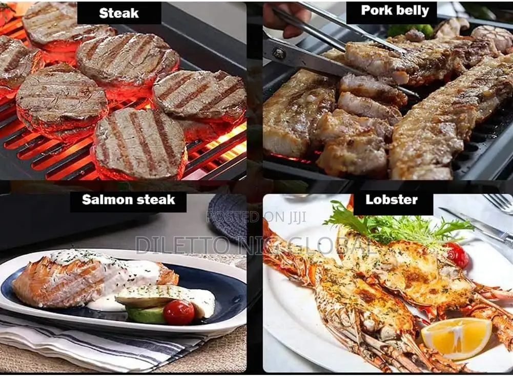 Tokebi Japanese Smokeless Electric BBQ Grill Frying Pan