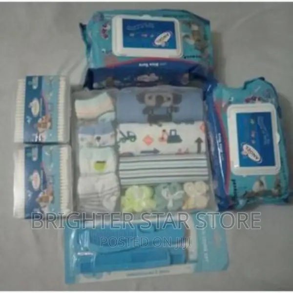 10 in 1 Boy New Born Bodysuit Cotton Bud Combs and Wipes