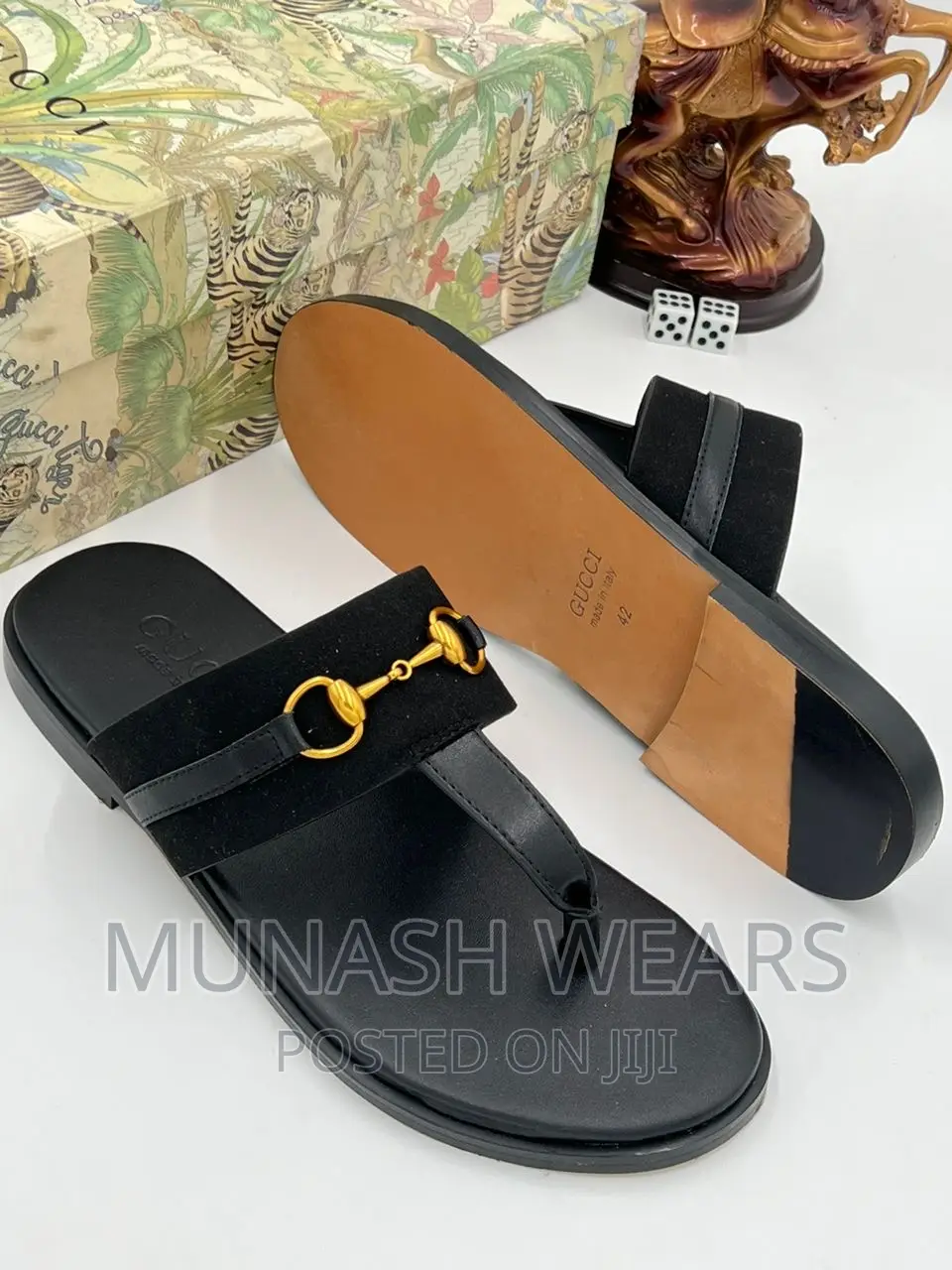 Gucci Leather Slipers