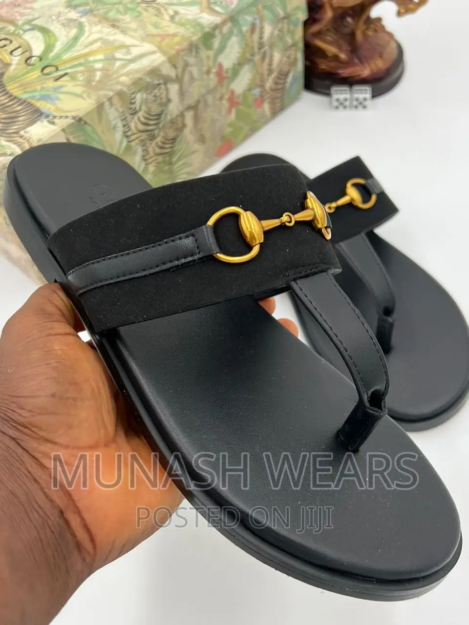 Gucci Leather Slipers