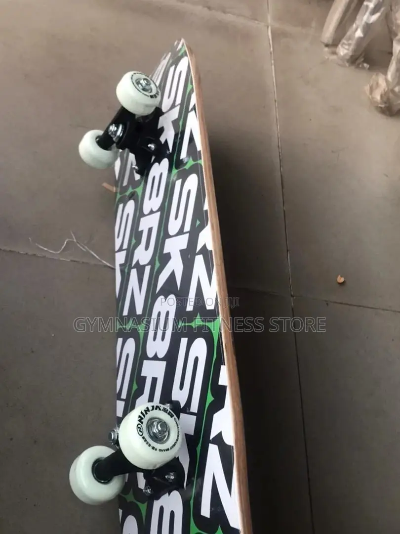 Skateboard Ninja White Design