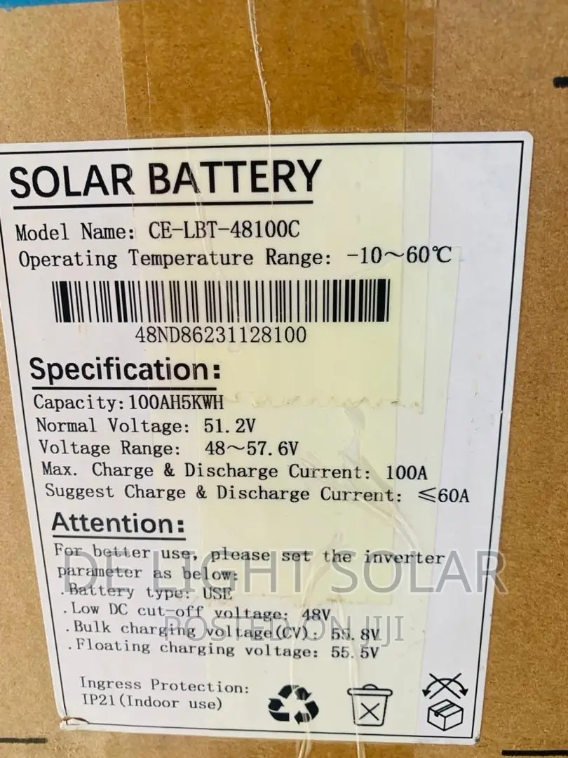 5kwh 48v Cworth Lithium Ion Battery Available