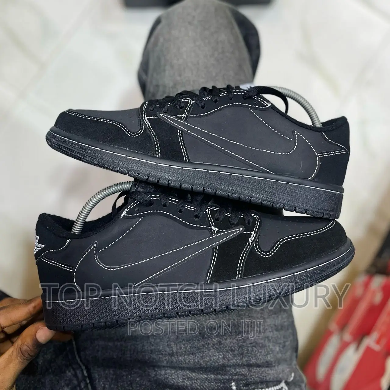 Air Jordan 1 Retro Lowy Sp Travis Scott “Black Phantom