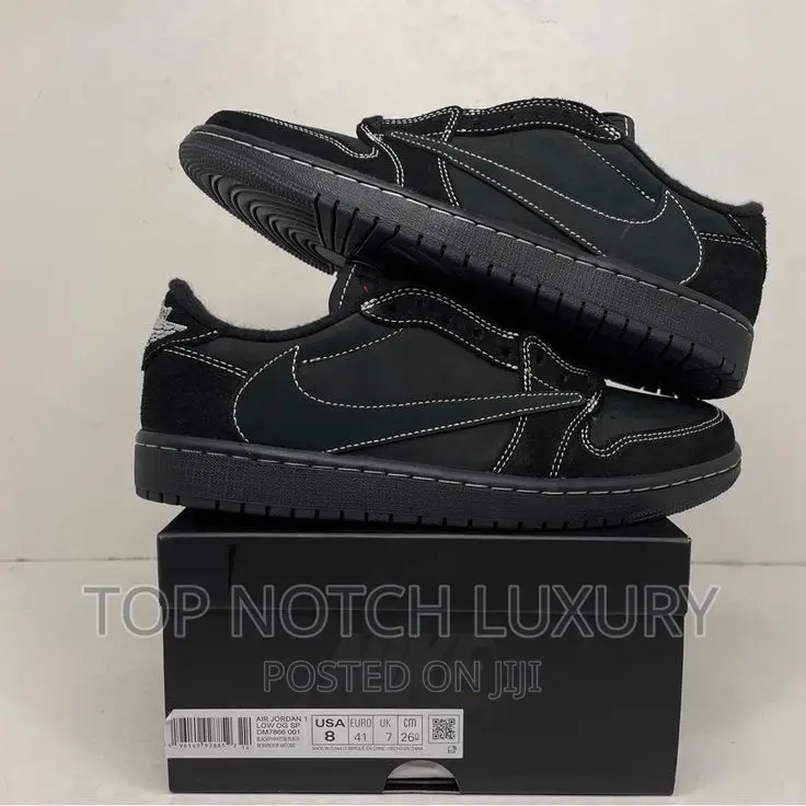 Air Jordan 1 Retro Lowy Sp Travis Scott “Black Phantom