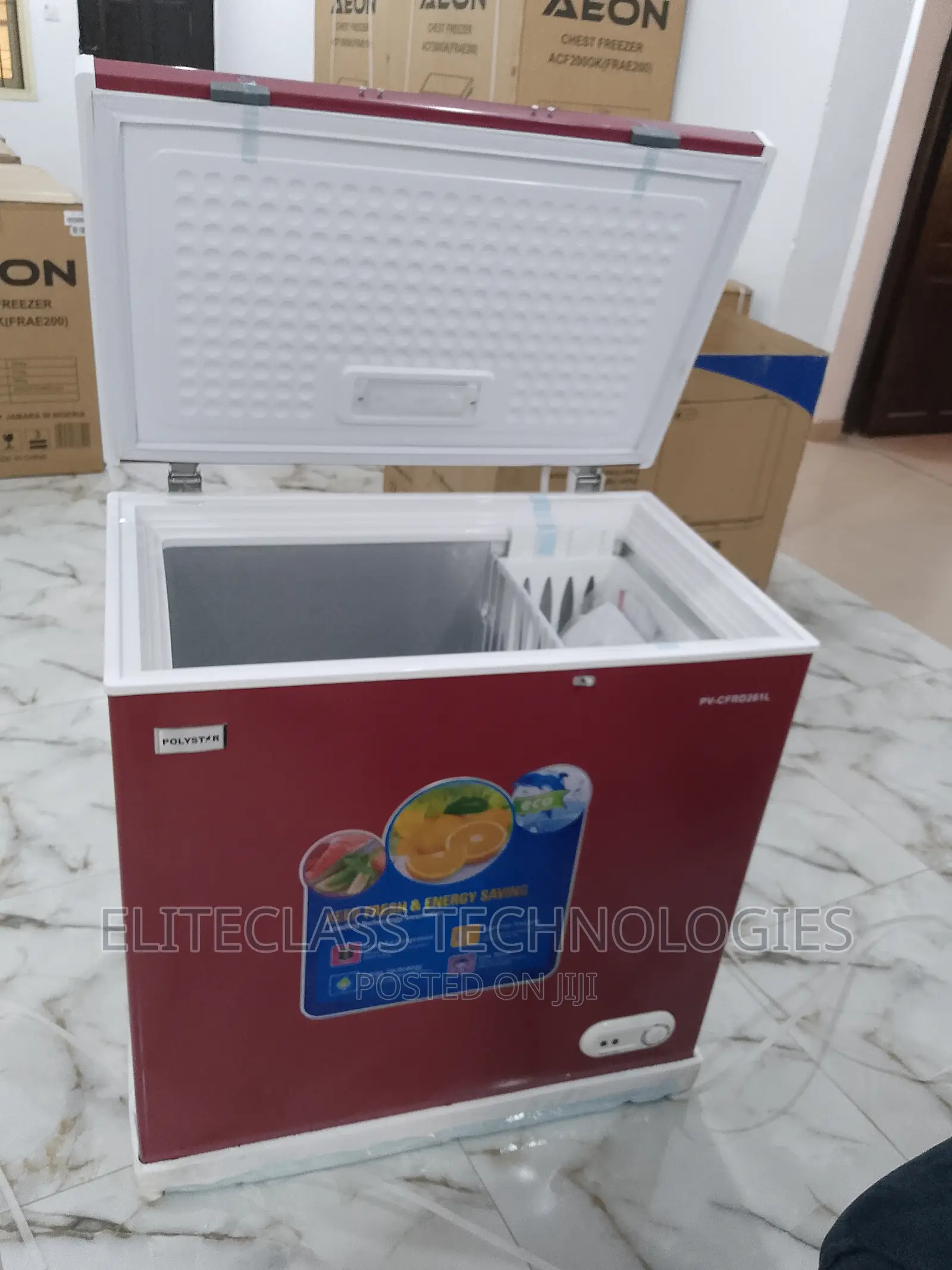 Polystar Chest Freezer Anti-Rust Cabinet (Pv-Cfrd261) - 261L