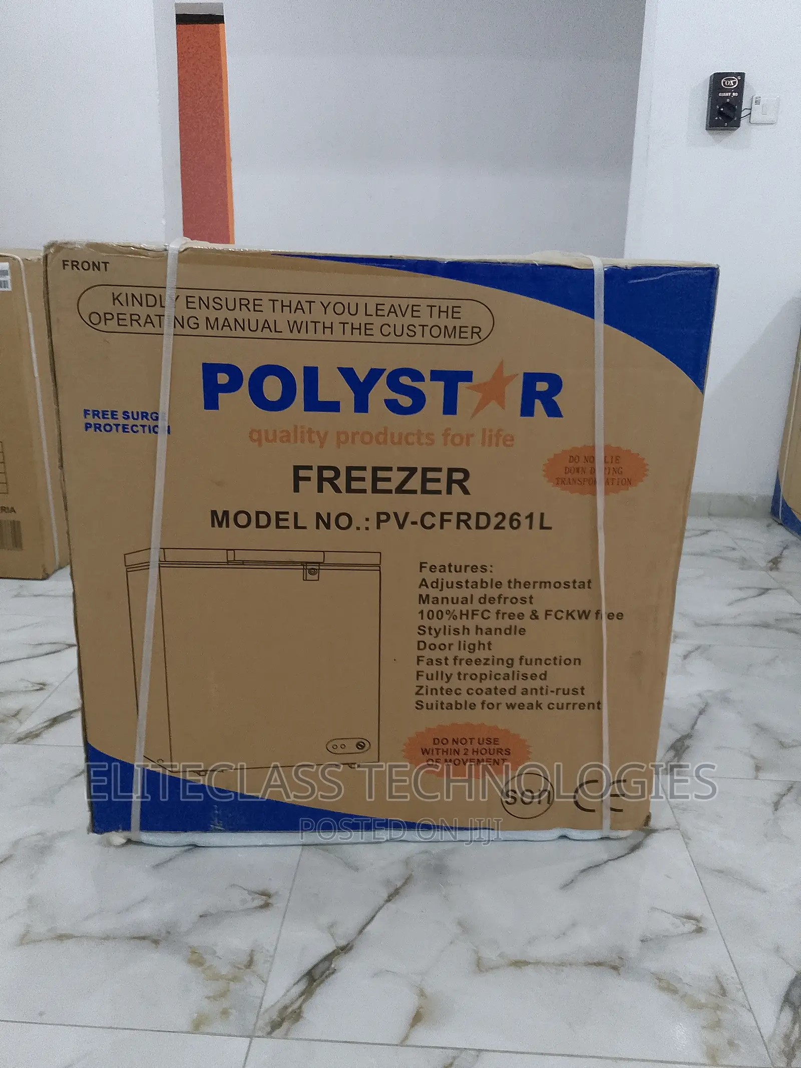 Polystar New Fast Freezing Chest Freezer - Pv-Cfrd261l -261l